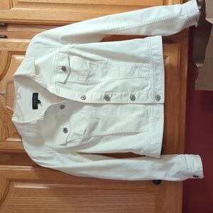 Women's White Jacket by Talbots